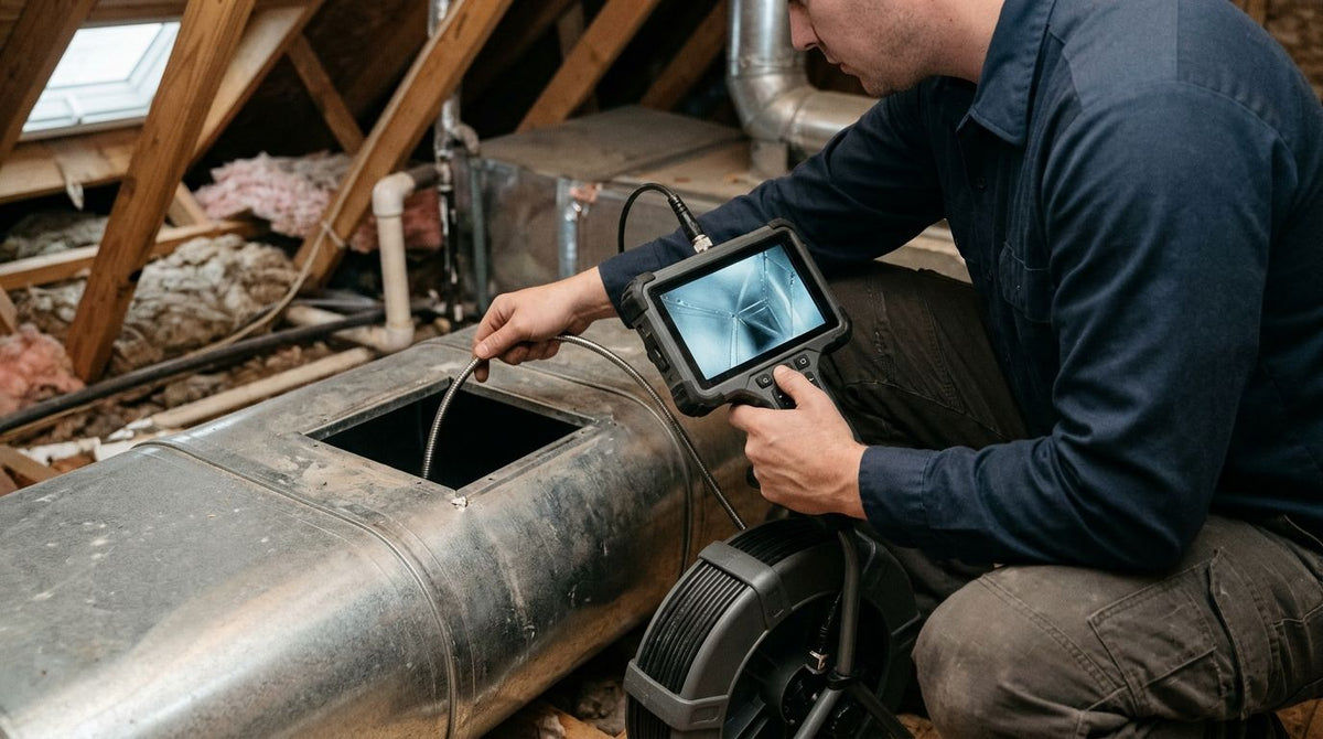 Best duct inspection cameras for HVAC techs in 2026