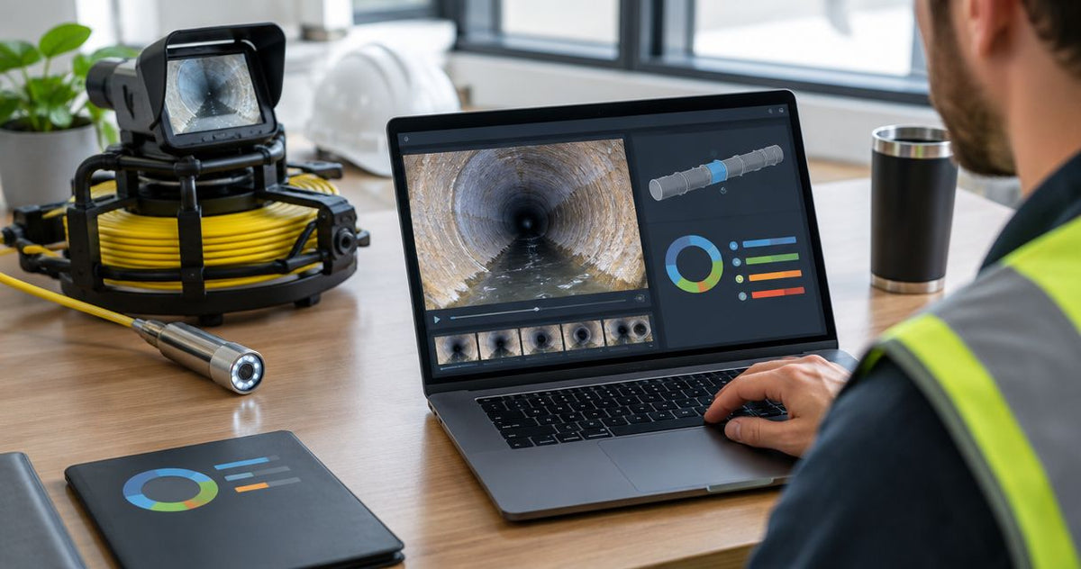 How to export sewer camera footage into NASSCO PACP reports
