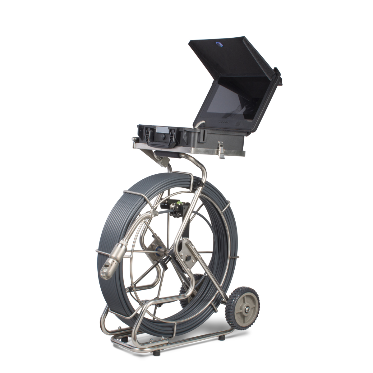 Anaconda HD with large reel and pan/tilt camera head.