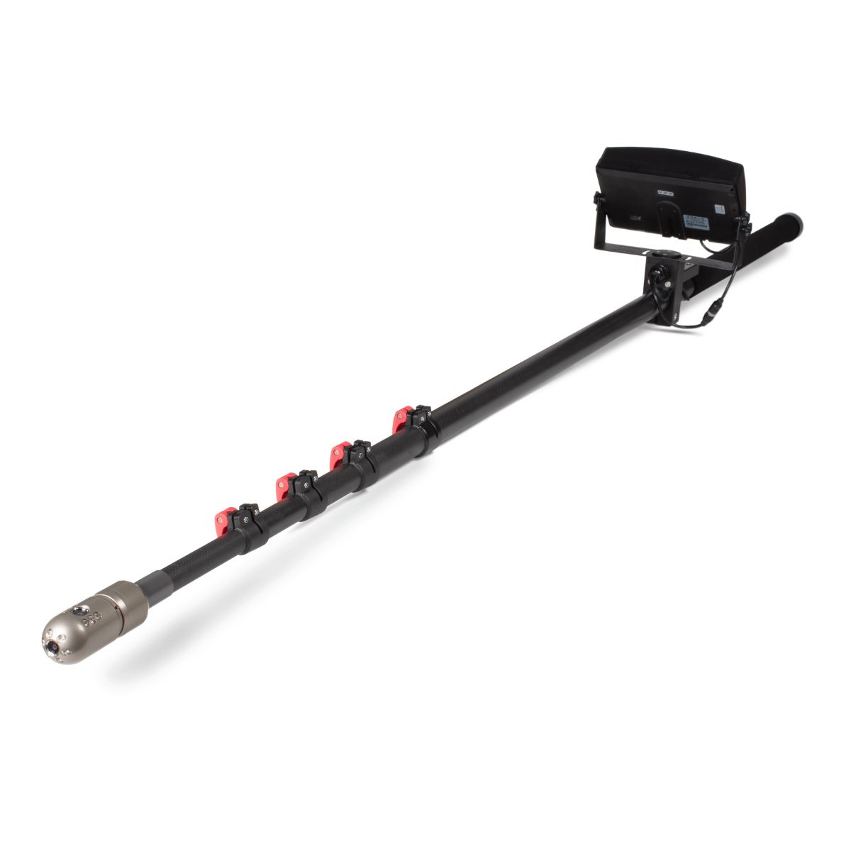 Dual View Pole Camera COBRA with telescoping pole, camera head and monitor