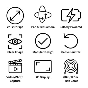 ANACONDA Pipe Camera Features