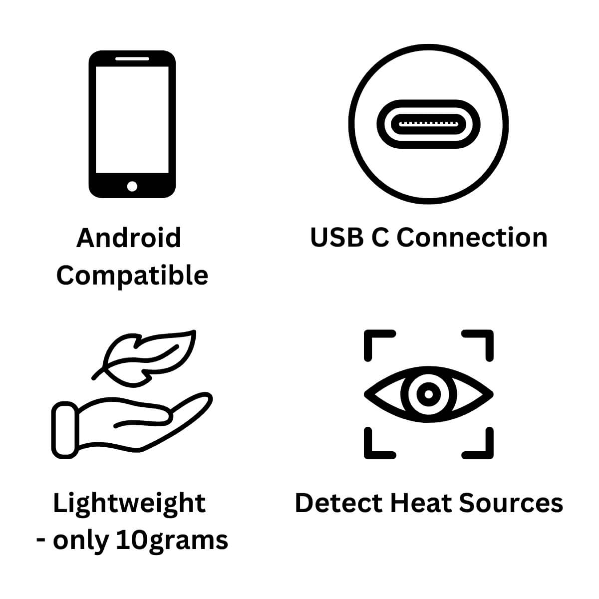 Features of the Android Thermal Camera System