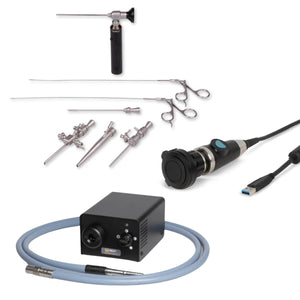 Vet Oto-Endoscope Set with Light Source and USB Camera