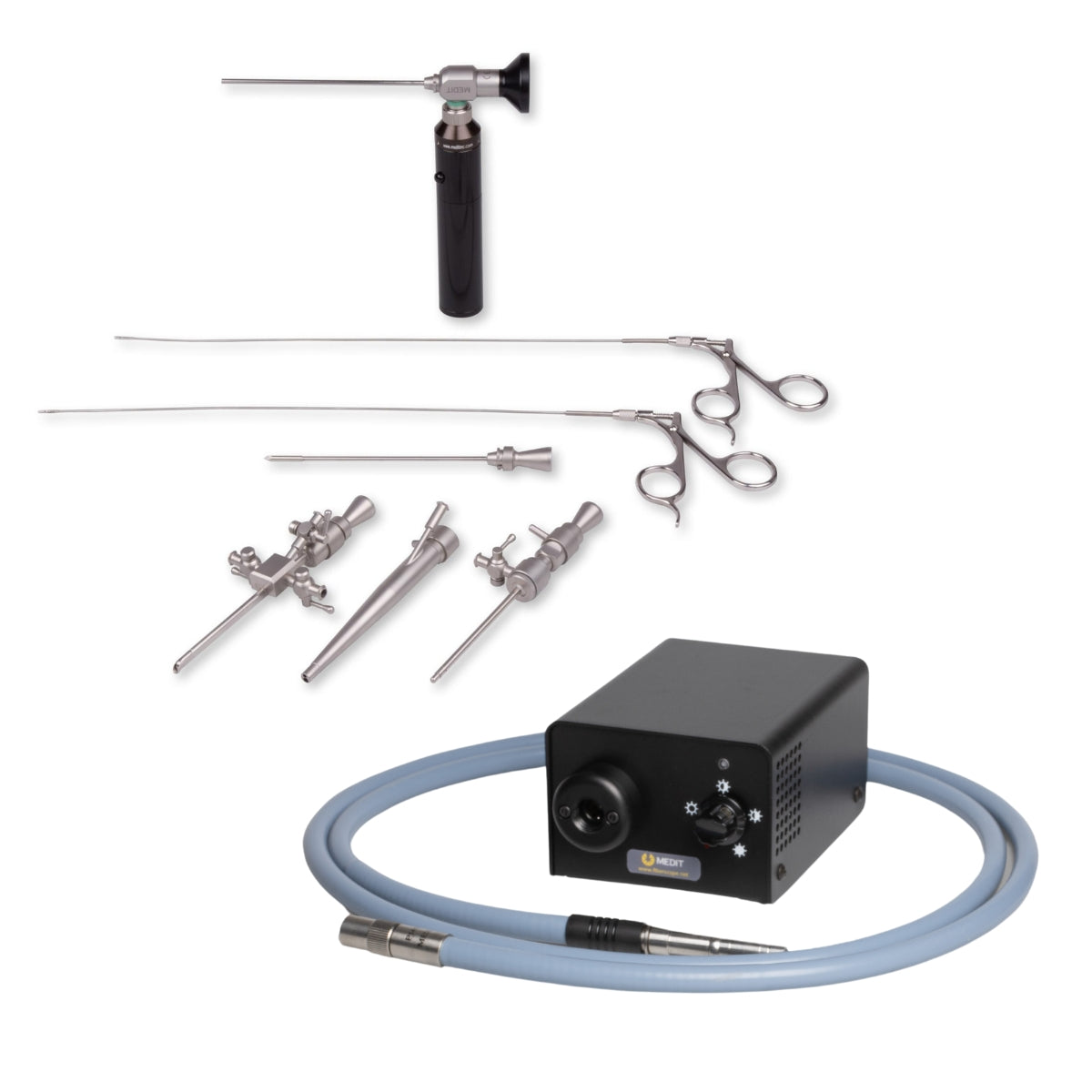 Vet Oto Endoscope Set with Light Source