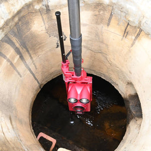 Mainline Zoom Inspection Camera in a Manhole