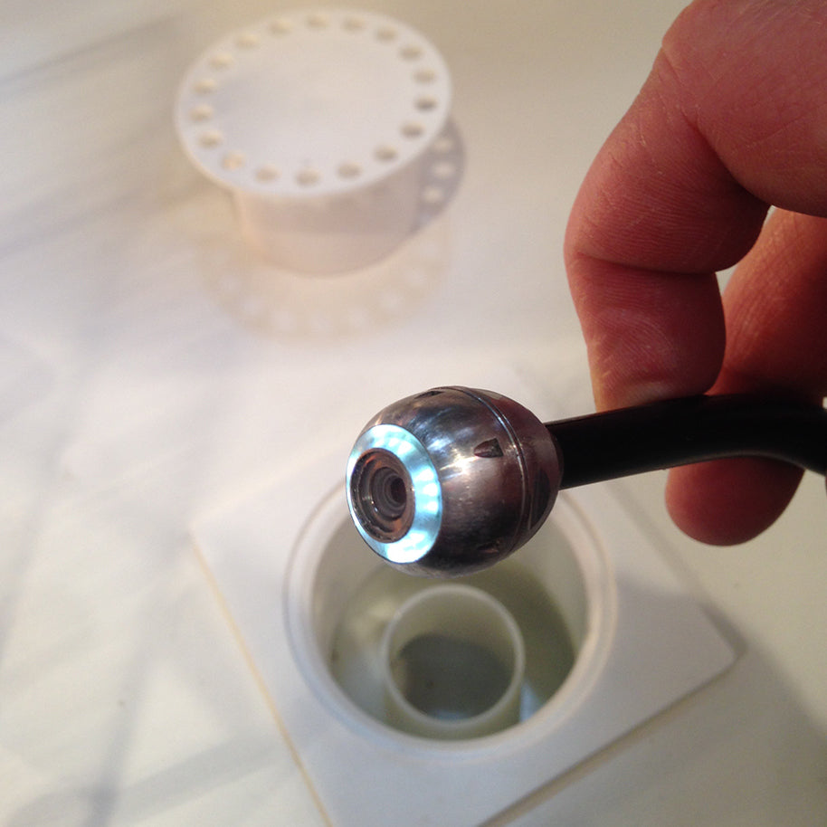 Plumbing Inspection Camera MiniFlex for Extremely Tight Traps and Bends ...