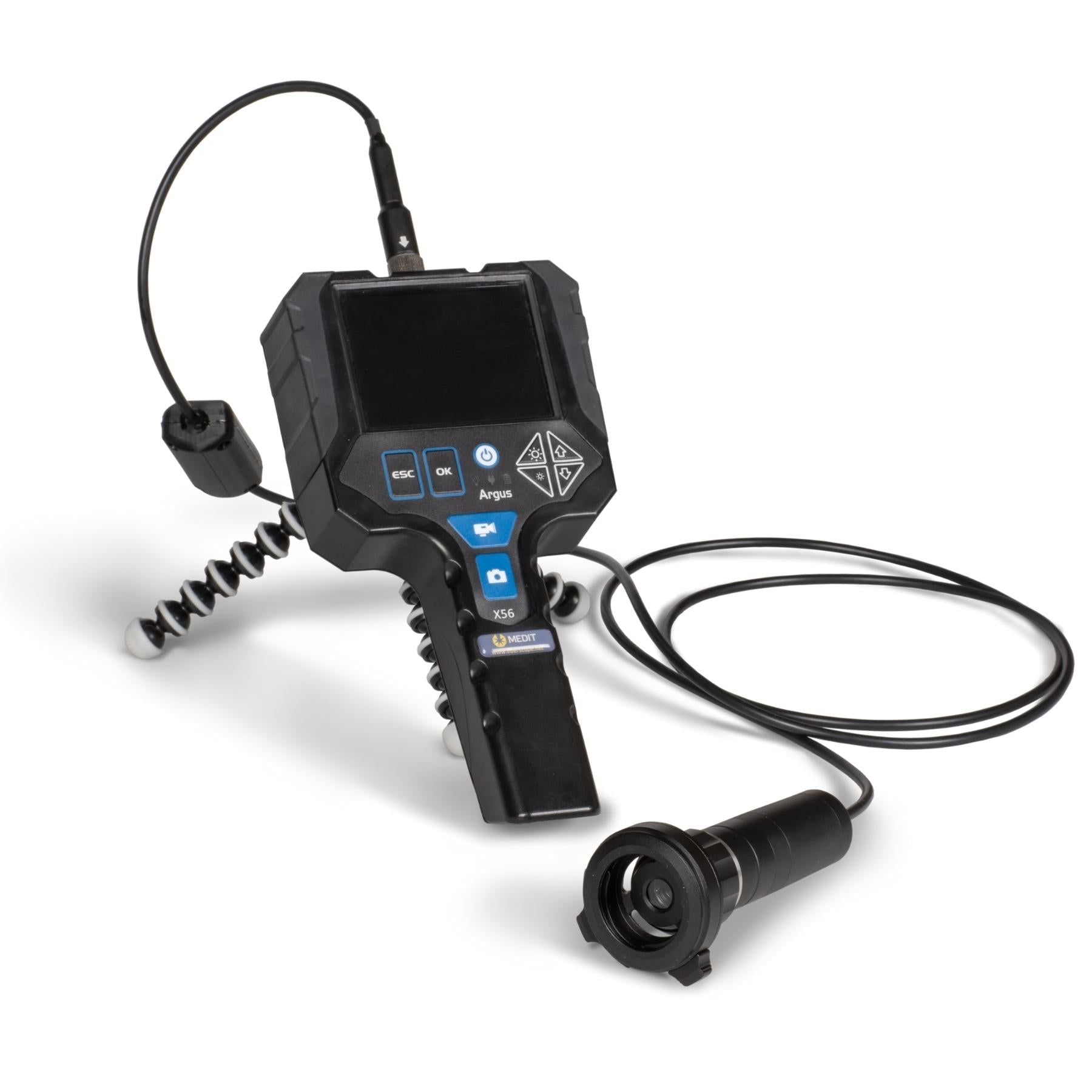Caméra endoscopique orl Portable 15.6 pouces, moniteur médical étanche,  ensemble vidéo avec Source de lumière LED